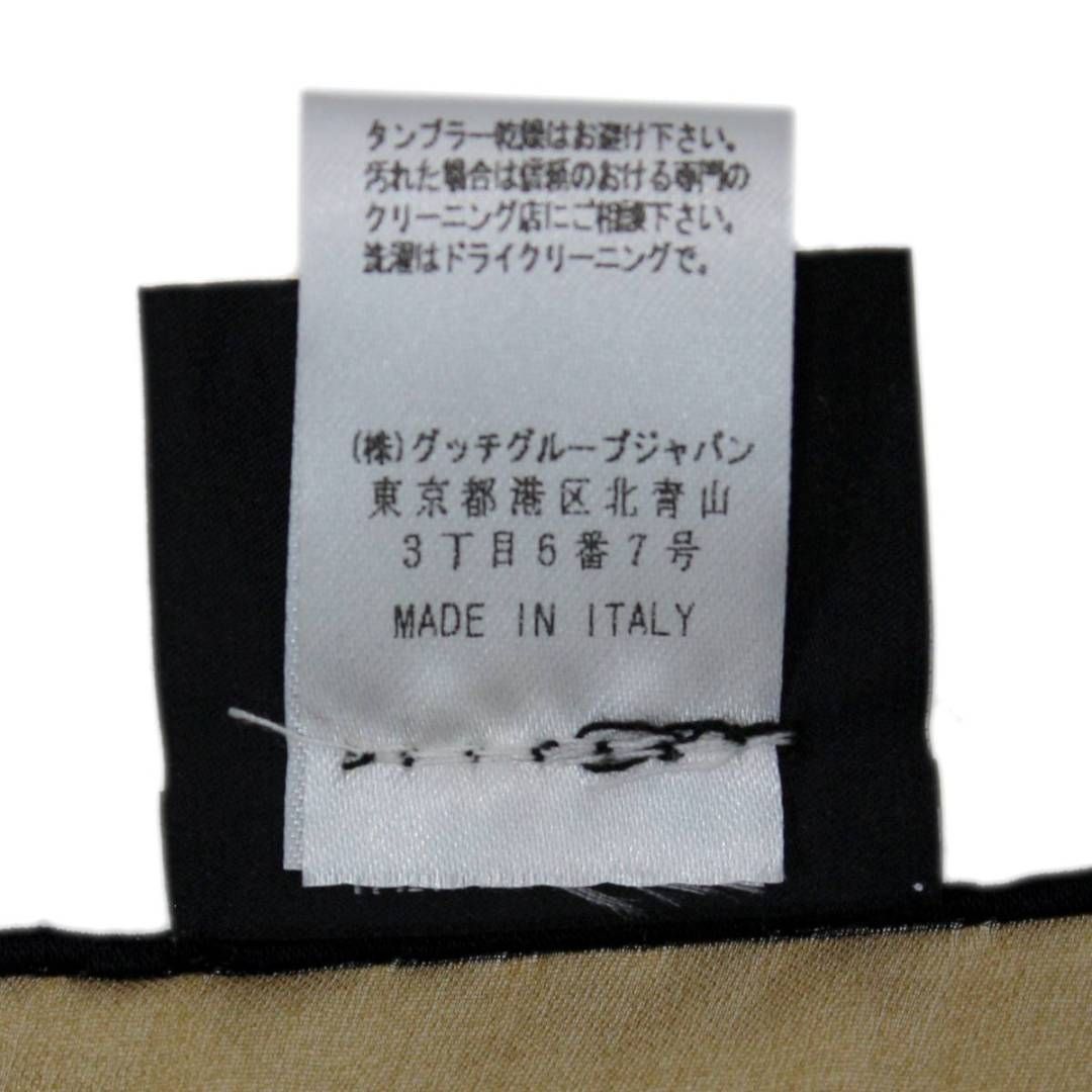 GUCCI/グッチ シルクスカーフ 大判 レオパード柄 豹柄 ストール 絹