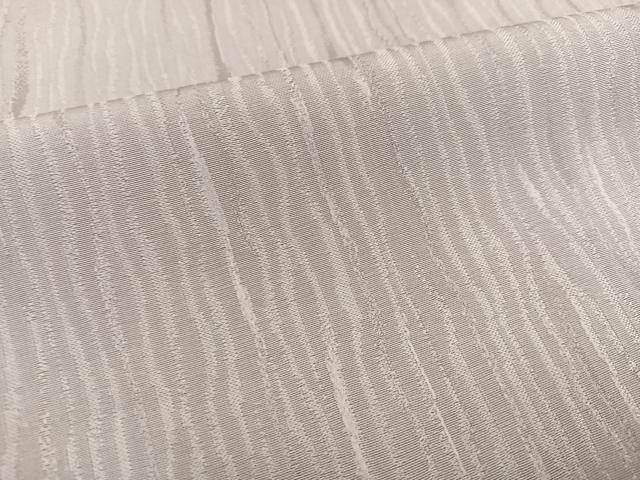 平和屋着物□上質な色無地 霞地紋 珊瑚色 ロング丈 正絹 逸品