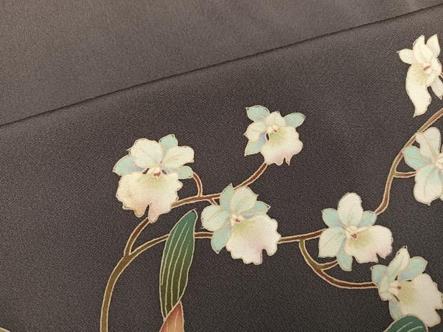 平和屋着物○訪問着 友禅 北川聖水 枝花文 正絹 逸品 AABB2964ph