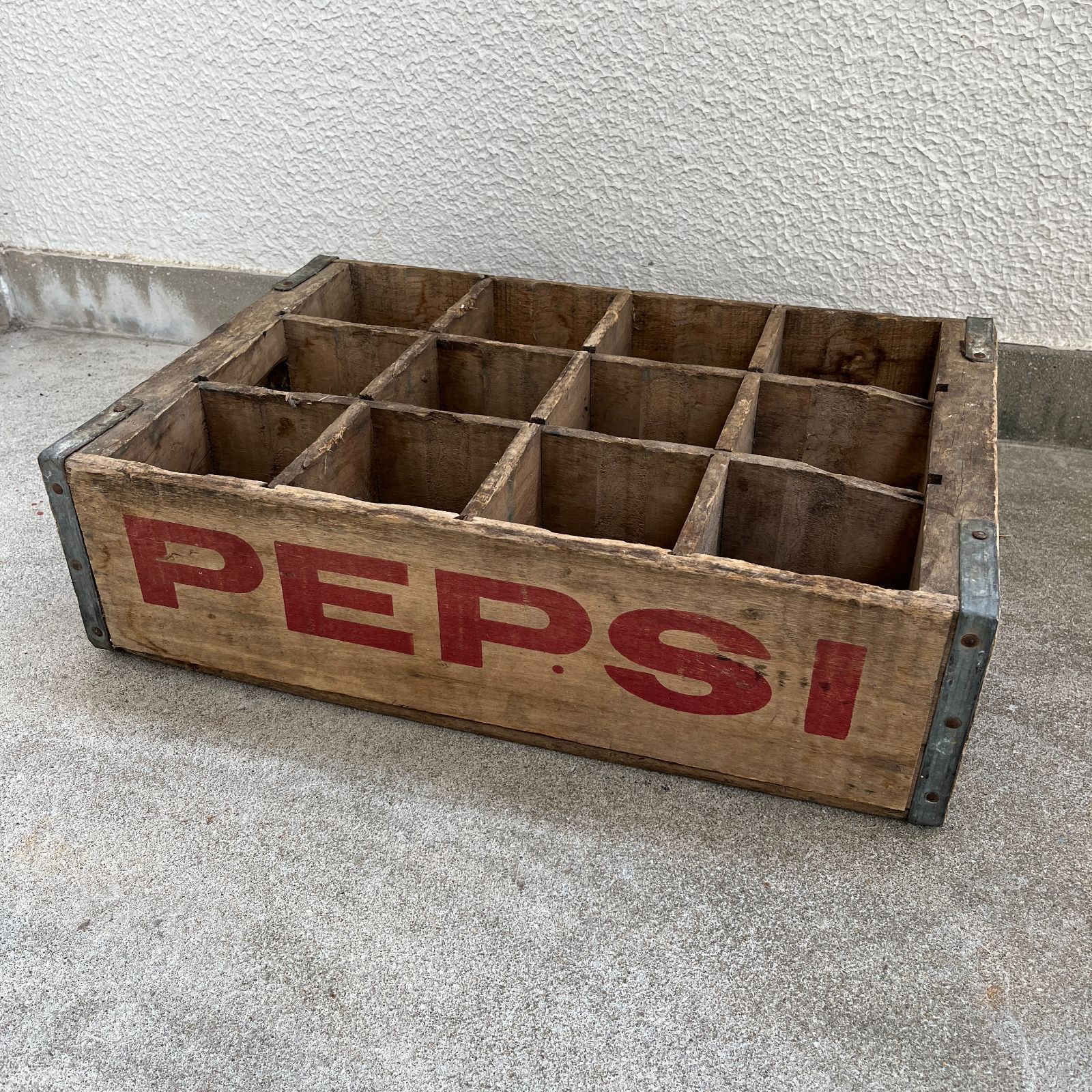 ウッドボックス】PEPSI ペプシコーラ ヴィンテージ ウッドクレート 木