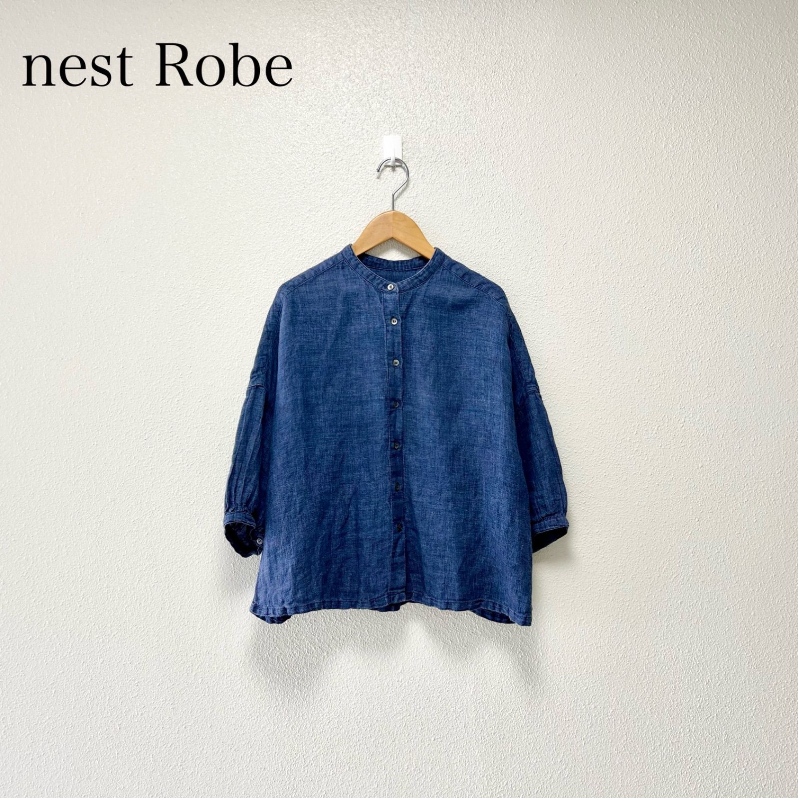 nest Robe ネストローブ リネンデラベドビービッグシャツ 日本製 