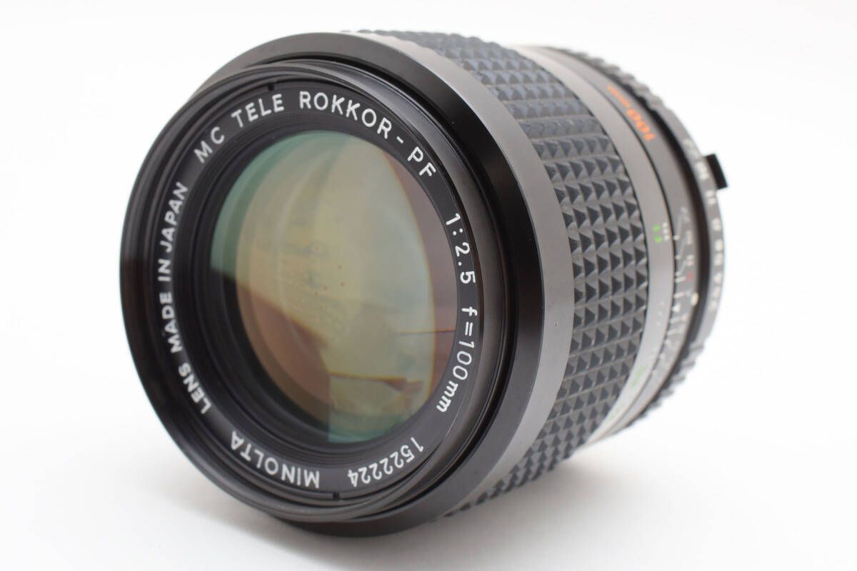 ミノルタ MINOLTA MC TELE ROKKOR PF 100 mm F 2 5 W 1016 AW 2466 a