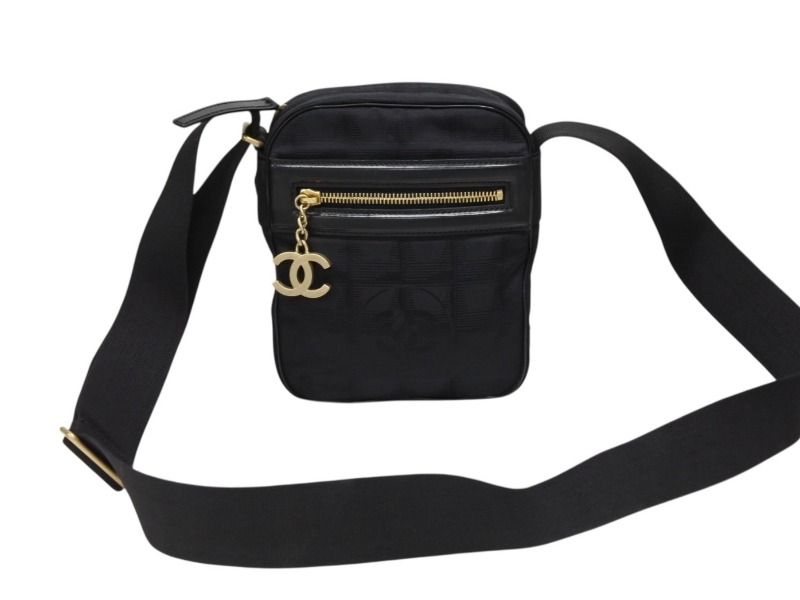極美品 CHANEL シャネル ニュートラベルライン ショルダーバッグ ココ