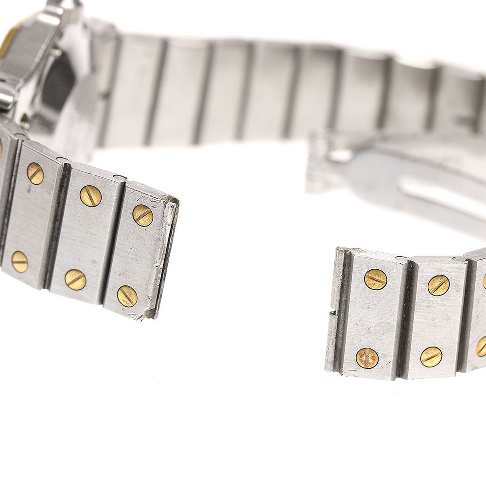 カルティエ CARTIER サントスオクタゴンMM デイト 自動巻き メンズ