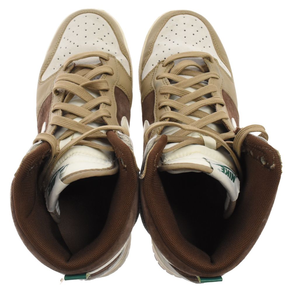 NIKE (ナイキ) Dunk High PRM Light Chocolate ダンク ハイ プレミアム