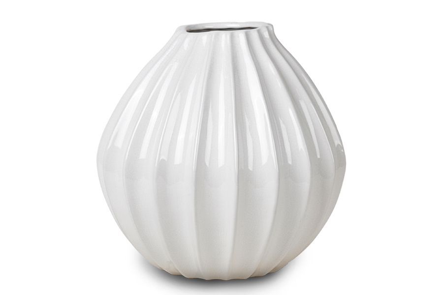 RIN.Nさま 専用 在庫限り】【再入荷なし】陶磁器製のフラワーベース WIDE Lサイズ 高さ30cm