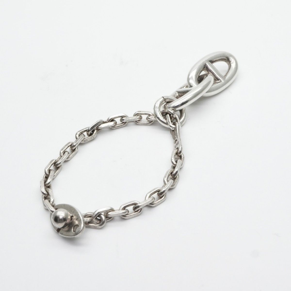 エルメス キーリング キーホルダー Hマーク シルバー925 AG925 HERMES