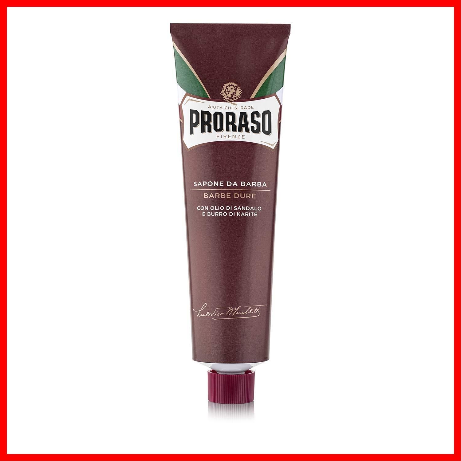 PRORASO (ポロラーソ) シェービングクリーム リフレッシュ 髭剃り メンズ シェービングフォーム メントール ユーカリ イタリア製