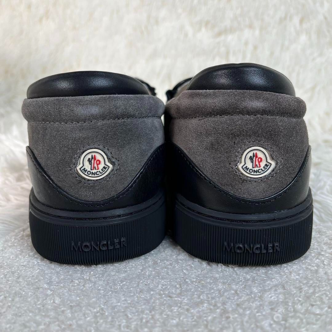 MONCLER ツイード レザー スリッポン スニーカー 28cm 43