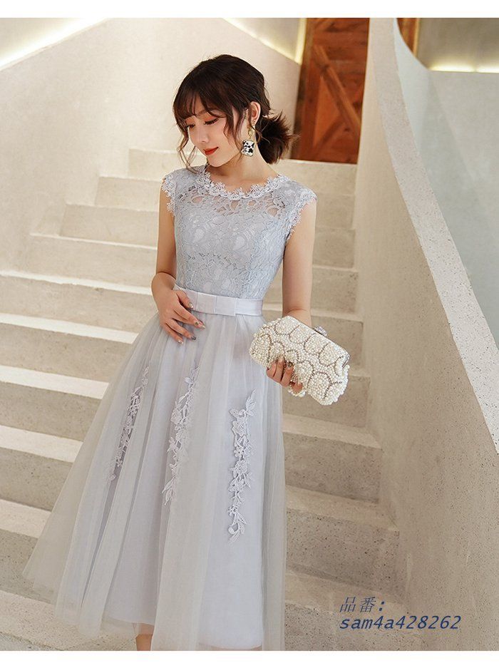 ミモレ丈 刺繍入りエレ演奏会