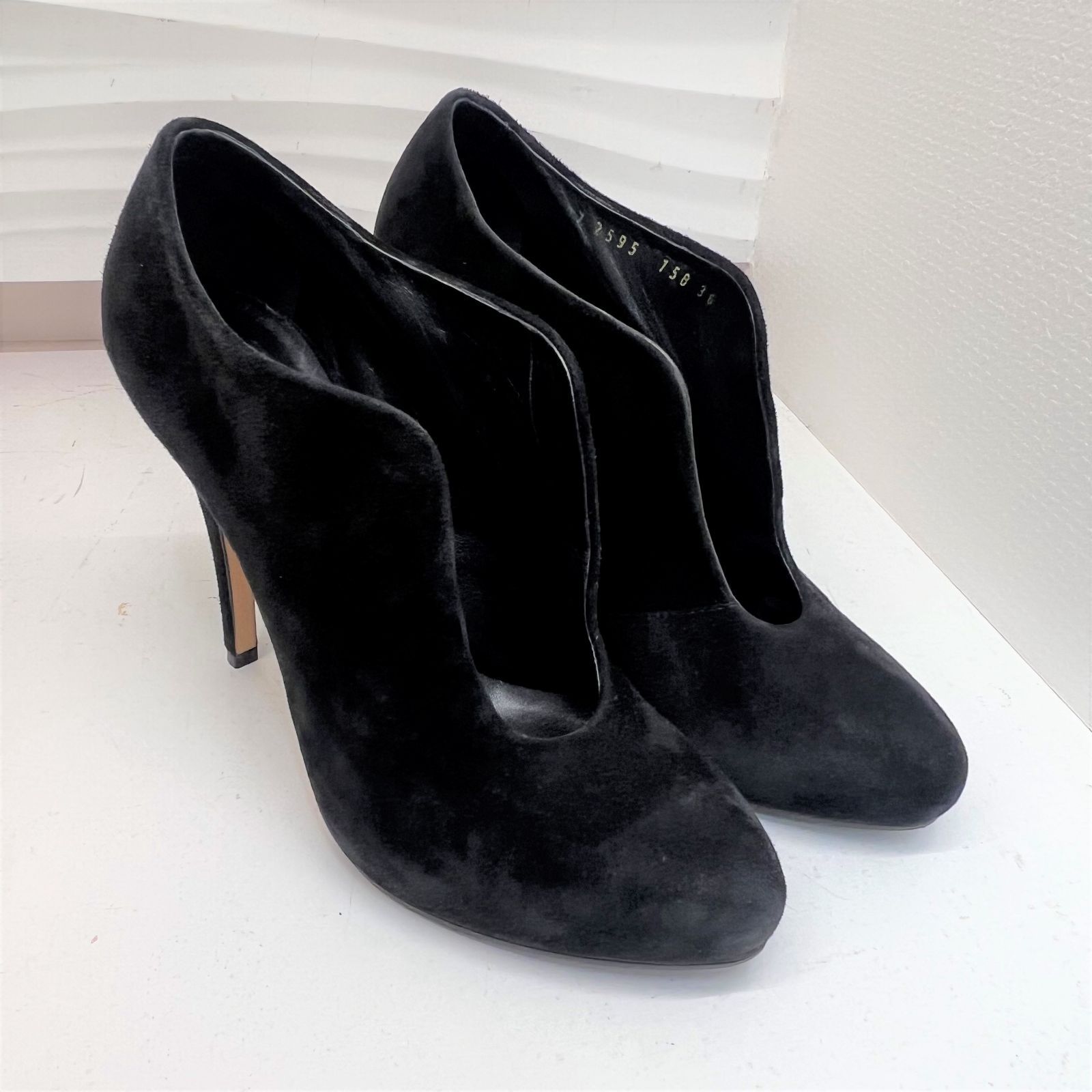 CASADEI カサディ パンプス スエード サイズ:6 ブラック - メルカリ 