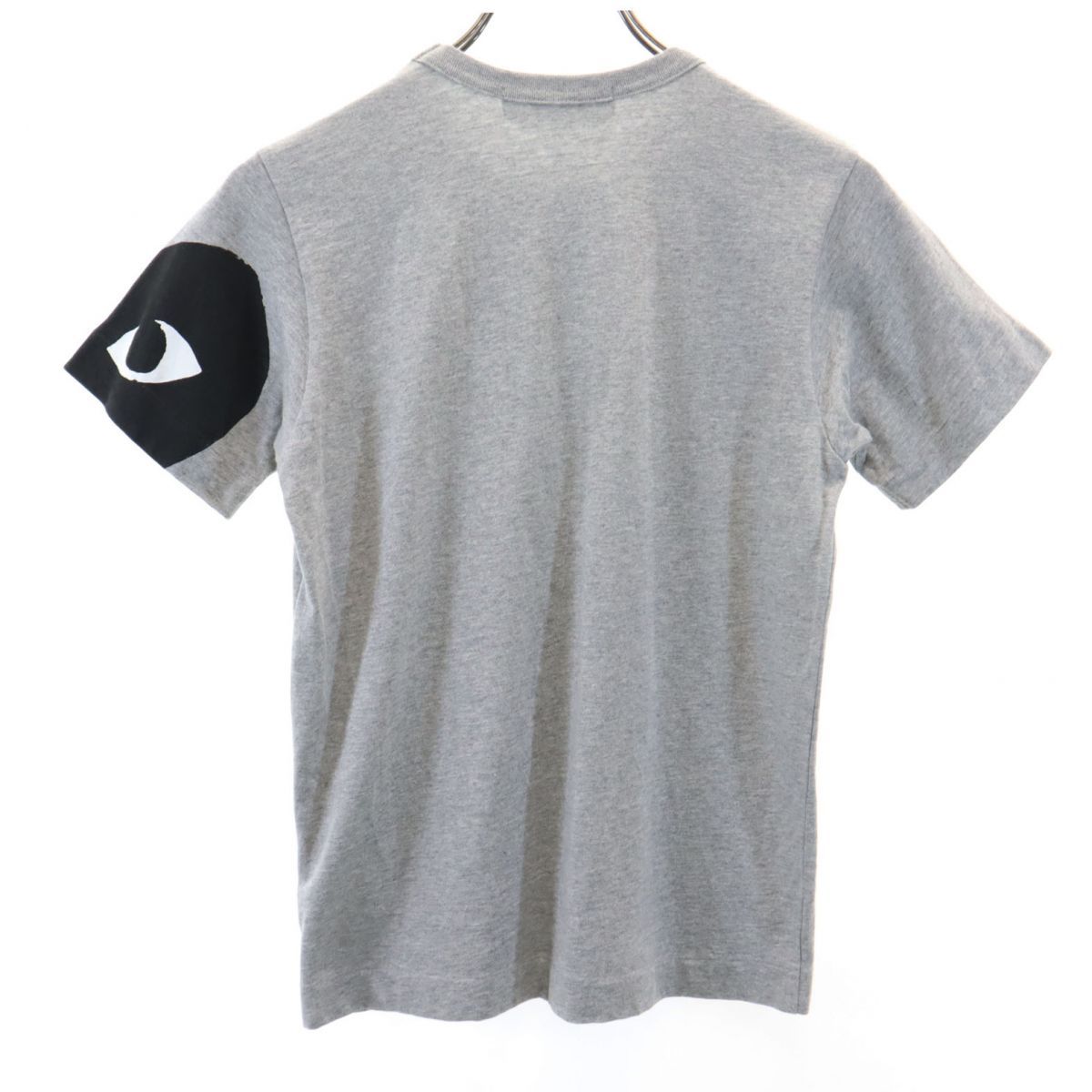 プレイコムデギャルソン 2008年 日本製 プリント 半袖 Tシャツ M グレー PLAY COMME des GARCONS レディース プレイコムデギャルソン 2008年 日本製 プリント 半袖 Tシャツ M