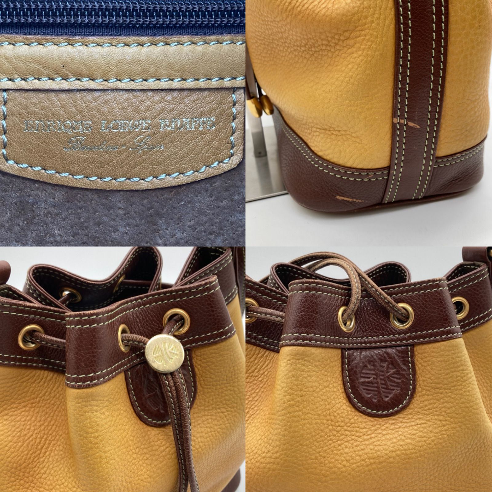 ほぼ　未使用　LOEWE オールド　ロエベ ナッパレザー　ショルダー　バッグ　茶 ほぼ 未使用 LOEWE オールド ロエベ ナッパレザー ショルダー