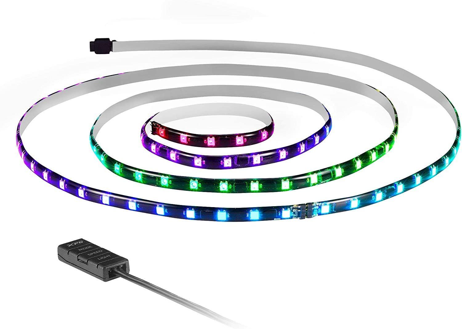 【在庫セール】ARGB LED STRIP ARGB発光ストリップ 2本セット PRIME [ アドレッサブルRGB LED XPG 30灯搭載 ] ARGBSTRIP-BKCWW-A