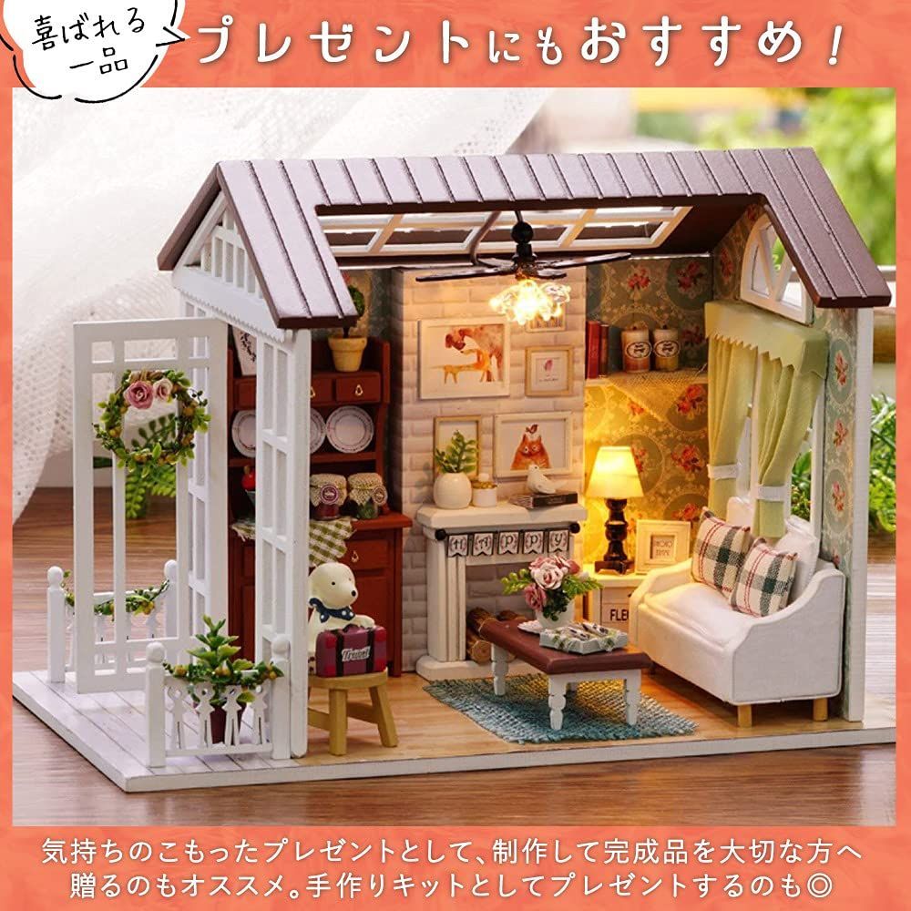 ドールハウス完成品【和風旅館】（LEDライト、オルゴール、ケース付き