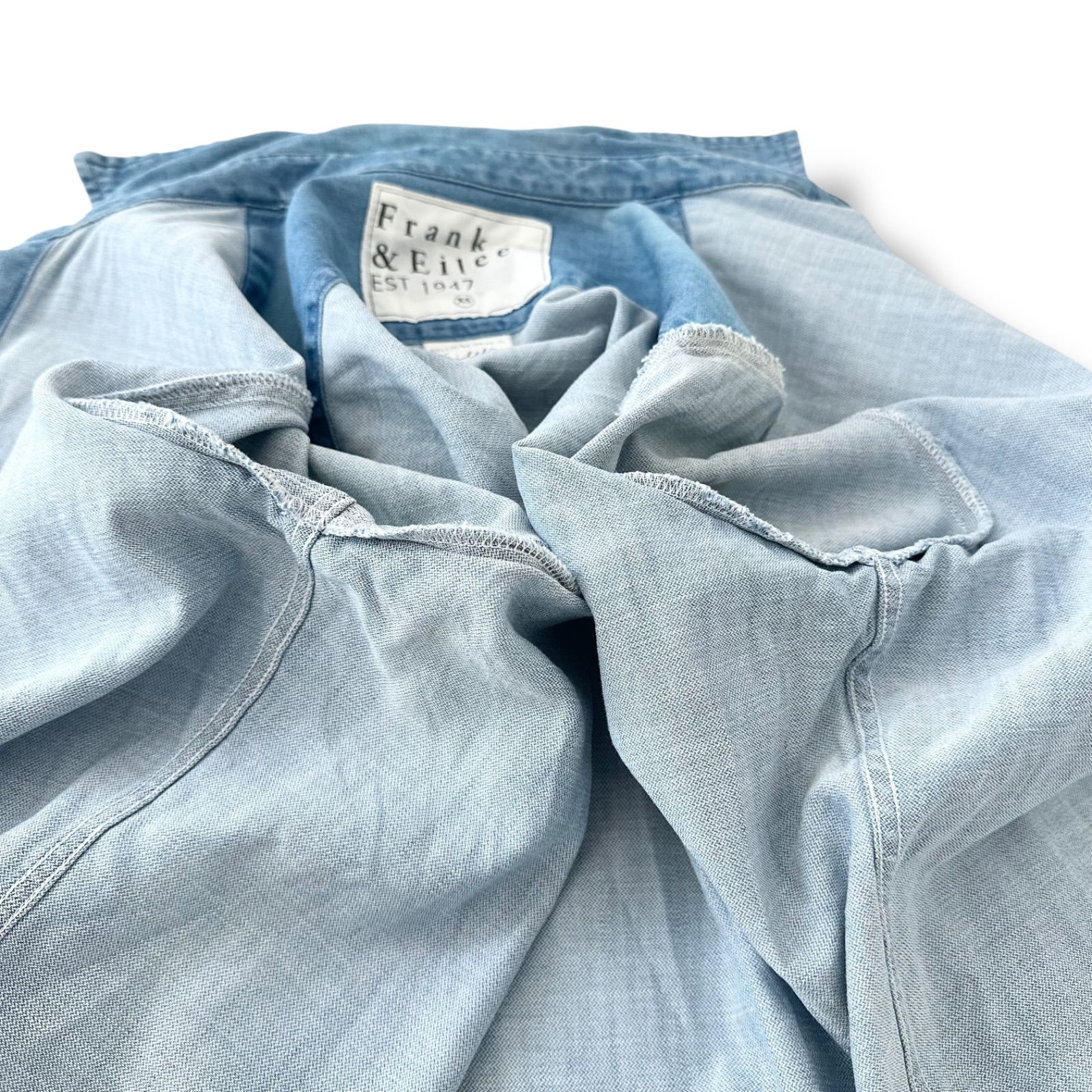 フランクアンドアイリーン EILEEN スキッパー デニムシャツ クラシック