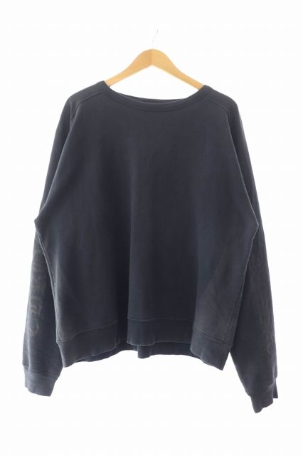 クロムハーツ CHROME HEARTS 90s Old English Horseshoe Pullover Sweatshirt オールド イングリッシュ ホースシュー プルオーバー スウェット トレーナー M 黒 ブランド古着ベクトル AA