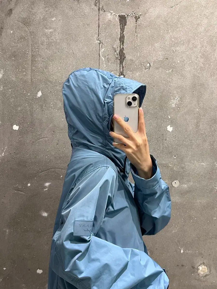 Burberry BURBERRY バーバリー ライトブルー ウィンドブレーカー ブルゾン
