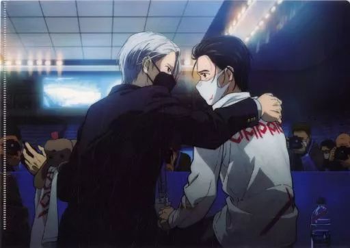 クリアファイル　勝生勇利＆ヴィクトル・ニキフォロフ A4オリジナルクリアファイル 「ユーリ!!! on ICE」 ユーリ!!! on ICE VISAカード加入特典 クリアファイル 勝生勇利＆ヴィクトル・ニキフォロフ A4