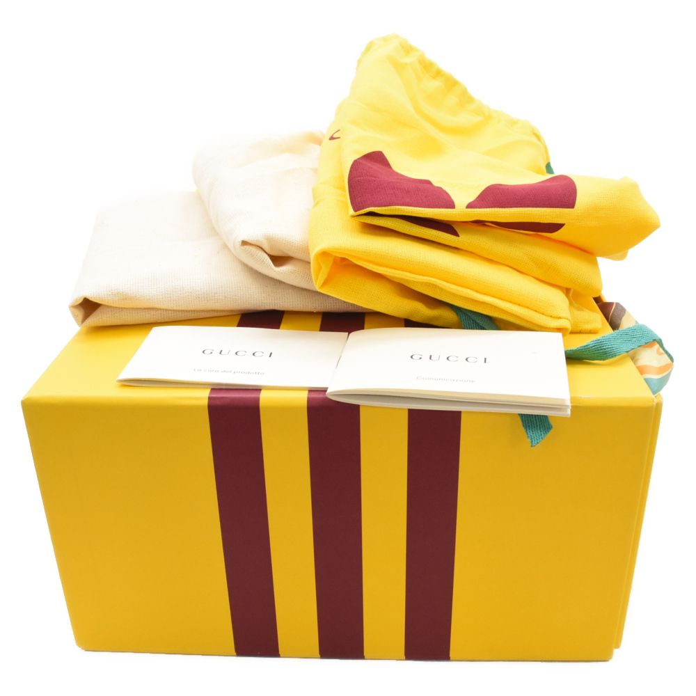 GUCCI (グッチ) ×adidas clog sandals クロッグ レザー フロントロゴ