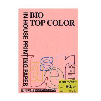 まとめ買い 伊東屋 バイオトップ A3 100枚入 BT204 ﾋﾟﾝｸ ×3セット