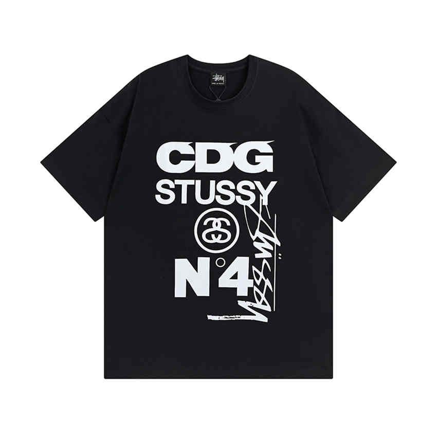 XB945 STUSSY✖️CDG 半袖 Tシャツ 純綿 新品未使用 男女兼用 - メルカリ