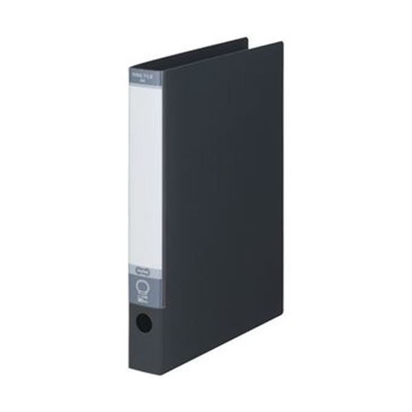 （まとめ）TANOSEE ワンタッチ開閉Oリングファイル A4タテ 2穴 220枚収容 背幅40mm オレンジ 1セット（10冊）〔×5セット〕 たのめーるTANOSEE ワンタッチ開閉Oリングファイル A4タテ 2穴 170枚