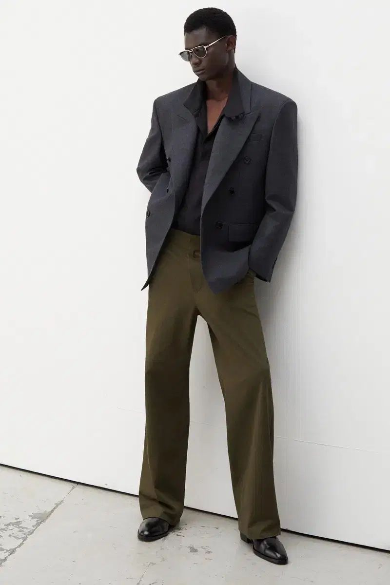 タイレ コットン ドリル パンツ オリーブ 1size