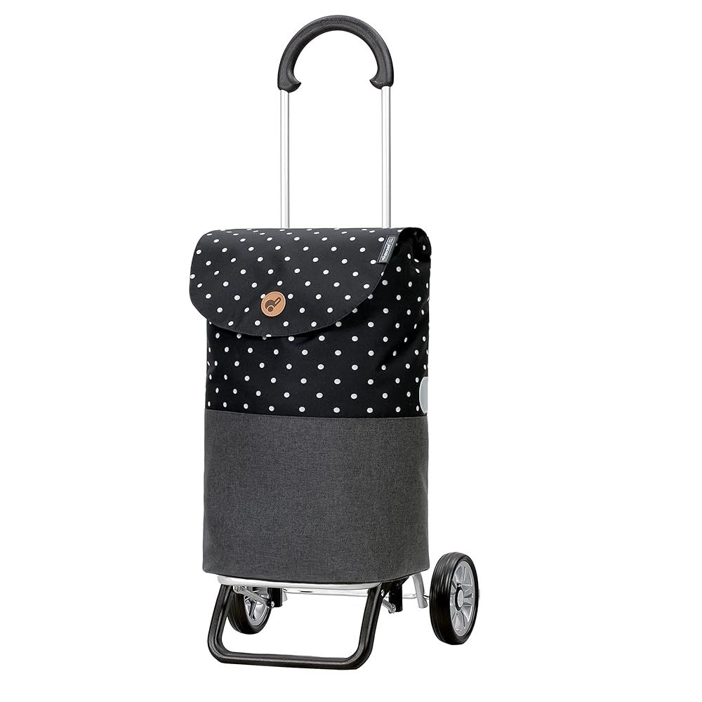 Andersen SHOPPER MANUFAKTUR Scala Shopper Plus Dukoショッピングトロリー 54cm ブラック|||ホワイト One Size