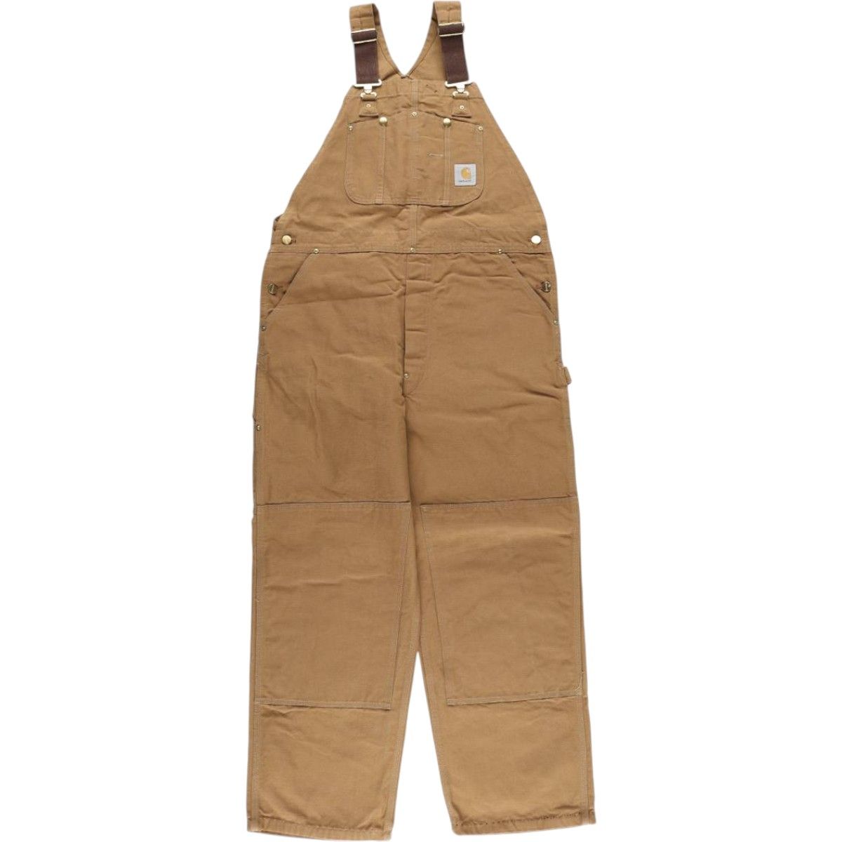 古着 ビッグサイズ 80年代 カーハート Carhartt ダブルニー ダック オーバーオール メンズw41相当 ヴィンテージ|eaa583960
