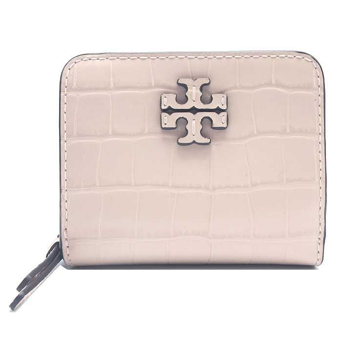 トリーバーチ 二つ折り財布 TORY BURCH ティア クロコ調レザー