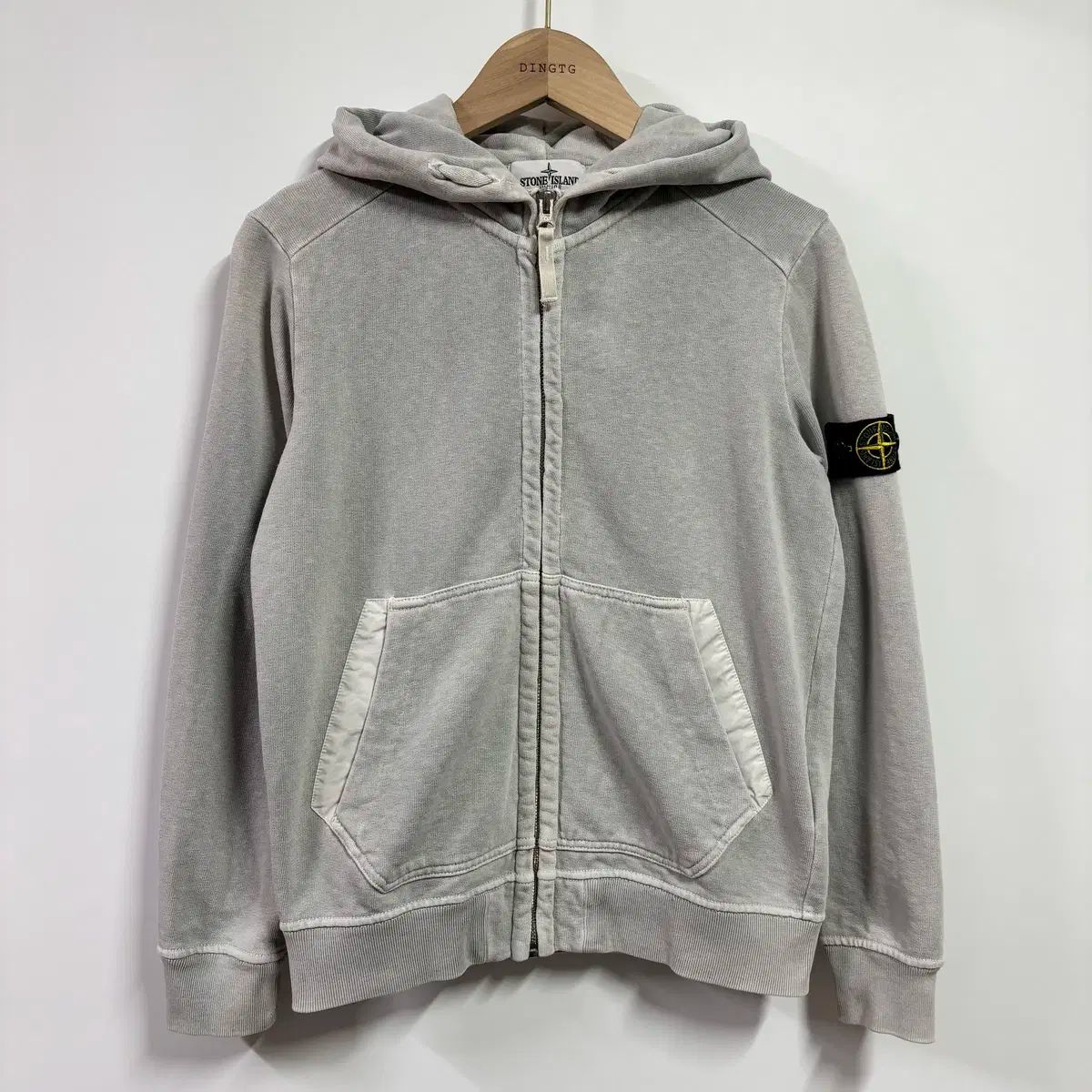 10Y STONE ISLAND ストーンアイランド キッズ ワッペン フード ジップアップ