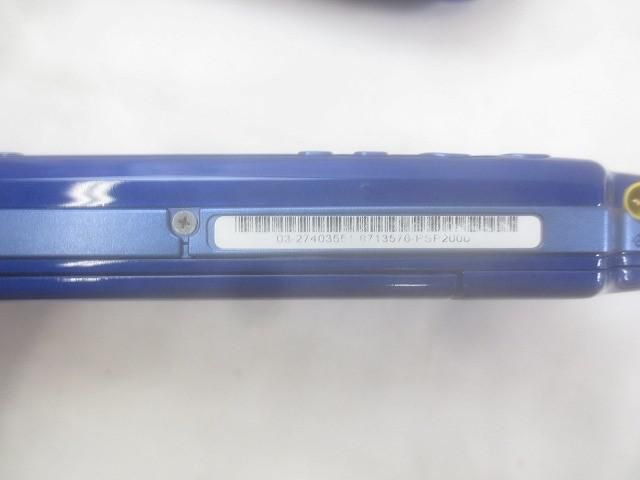 品 ゲーム PSP 本体 PSP2000 メタリックブルー 動作品 付き AR_KOOLFOOD_TN
