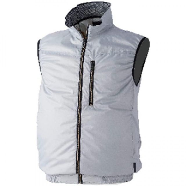 未使用に近い 山真 ヤマシン 神風ベスト ケーブルレスファン YLV2-S-L 山真製鋸(YAMASHIN) 神風ウェアベスト ケーブルレスLEDファン Lサイズ