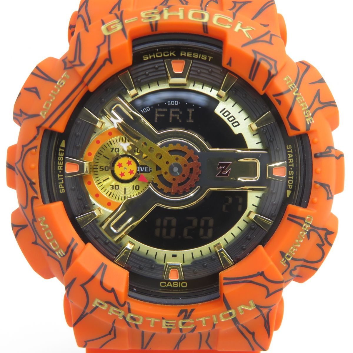 CASIO カシオ G-SHOCK ドラゴンボールZ コラボレーションモデル GA-110JDB-1A4JR デジタル＆アナログ 腕時計 ※中古 -  メルカリ