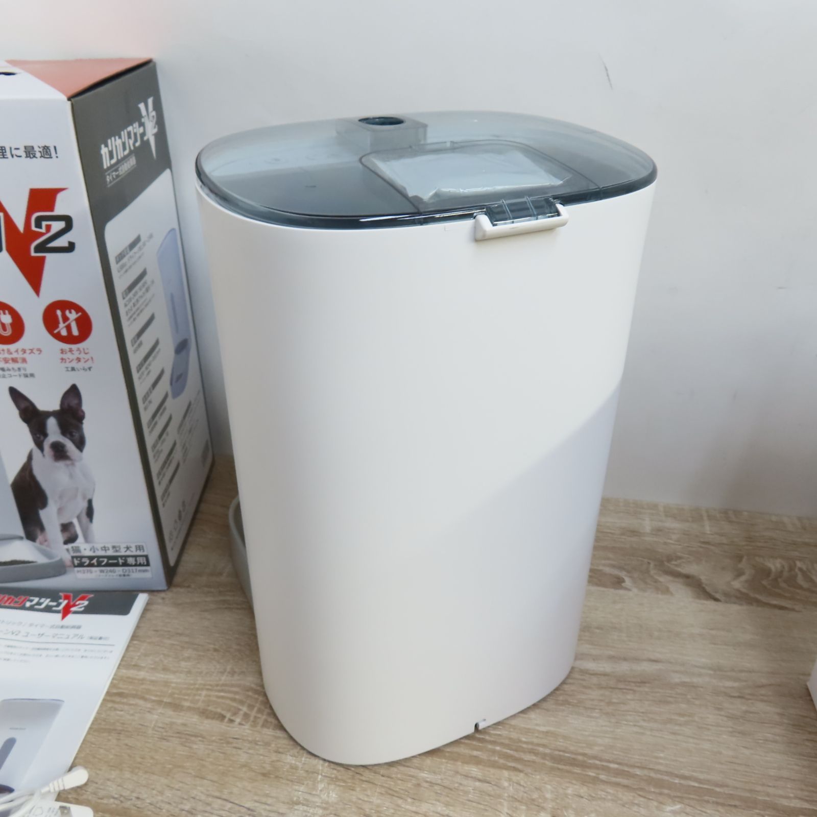 乾燥剤ポケット搭載 電池-コンセント給電