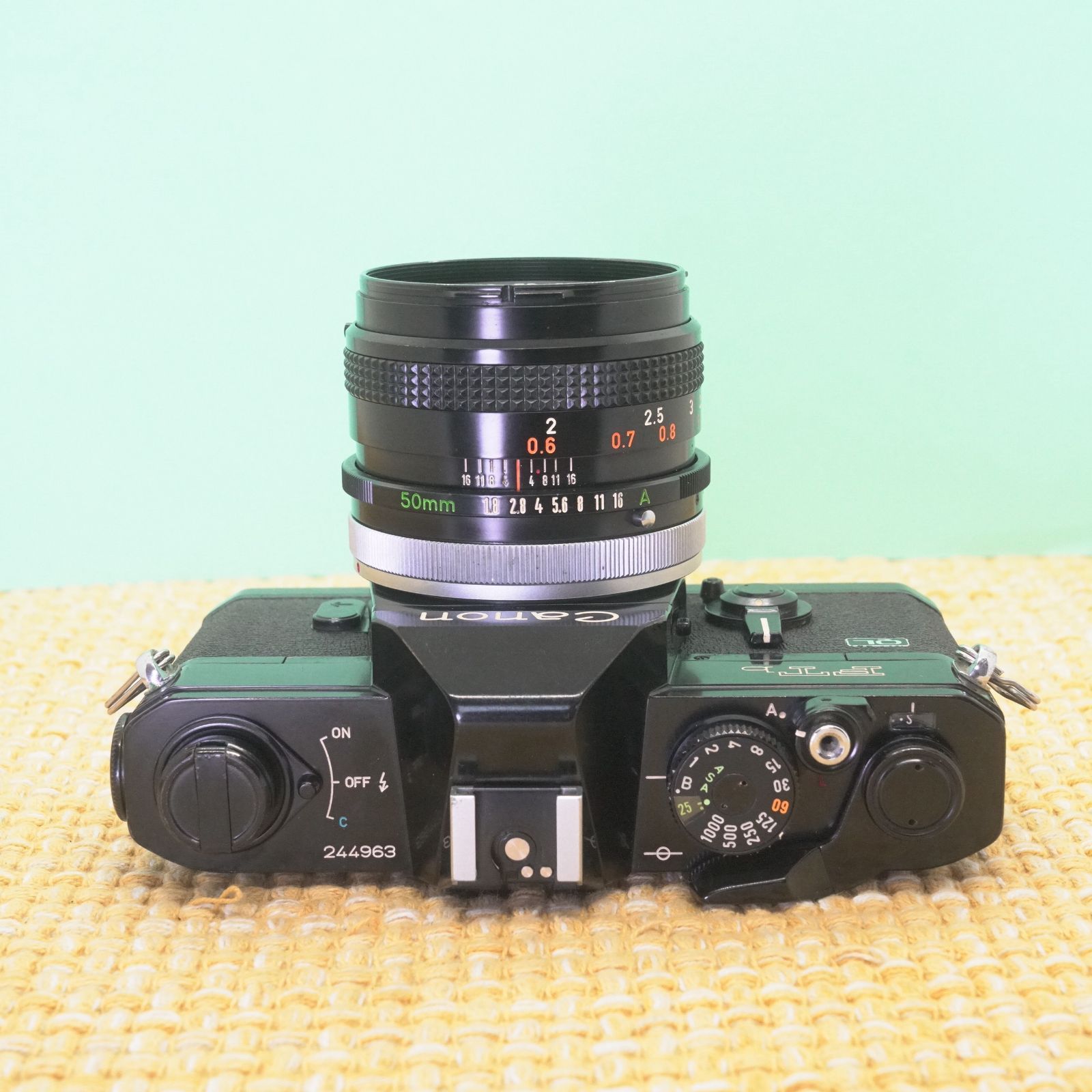 ☆安心の定価販売☆】 完動品◎CANON FTb-N 50mm F1.8 ブラック