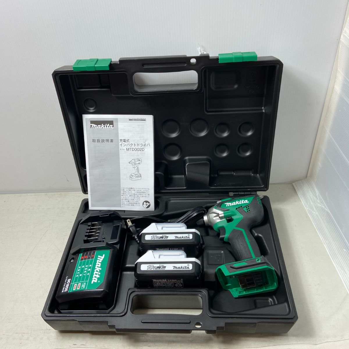 ΦΦMAKITA マキタ インパクトドライバ 18v 2.0Ah MTD002D グリーン