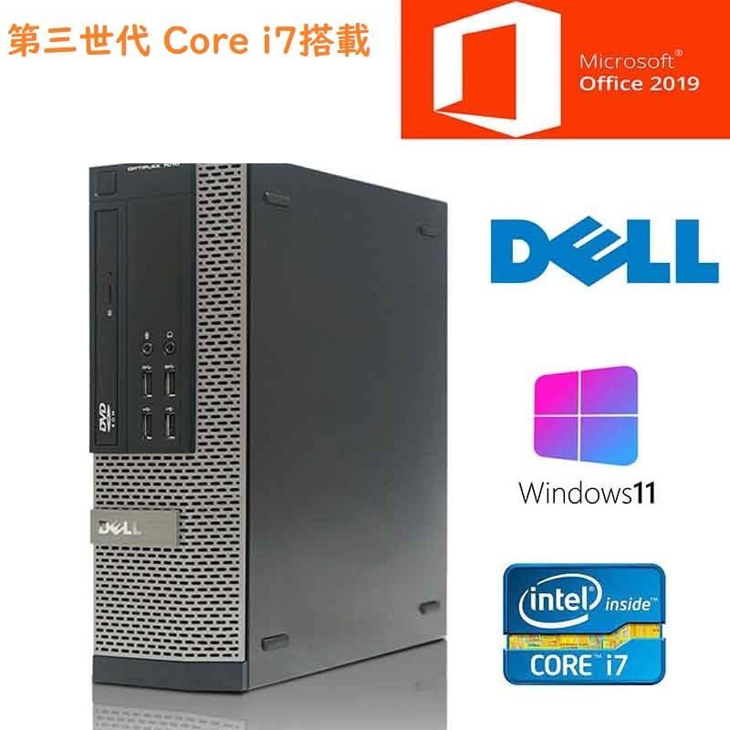 新着商品】【 限定】DELL デスクトップPC 7010/□Core i7-3770/Office ...
