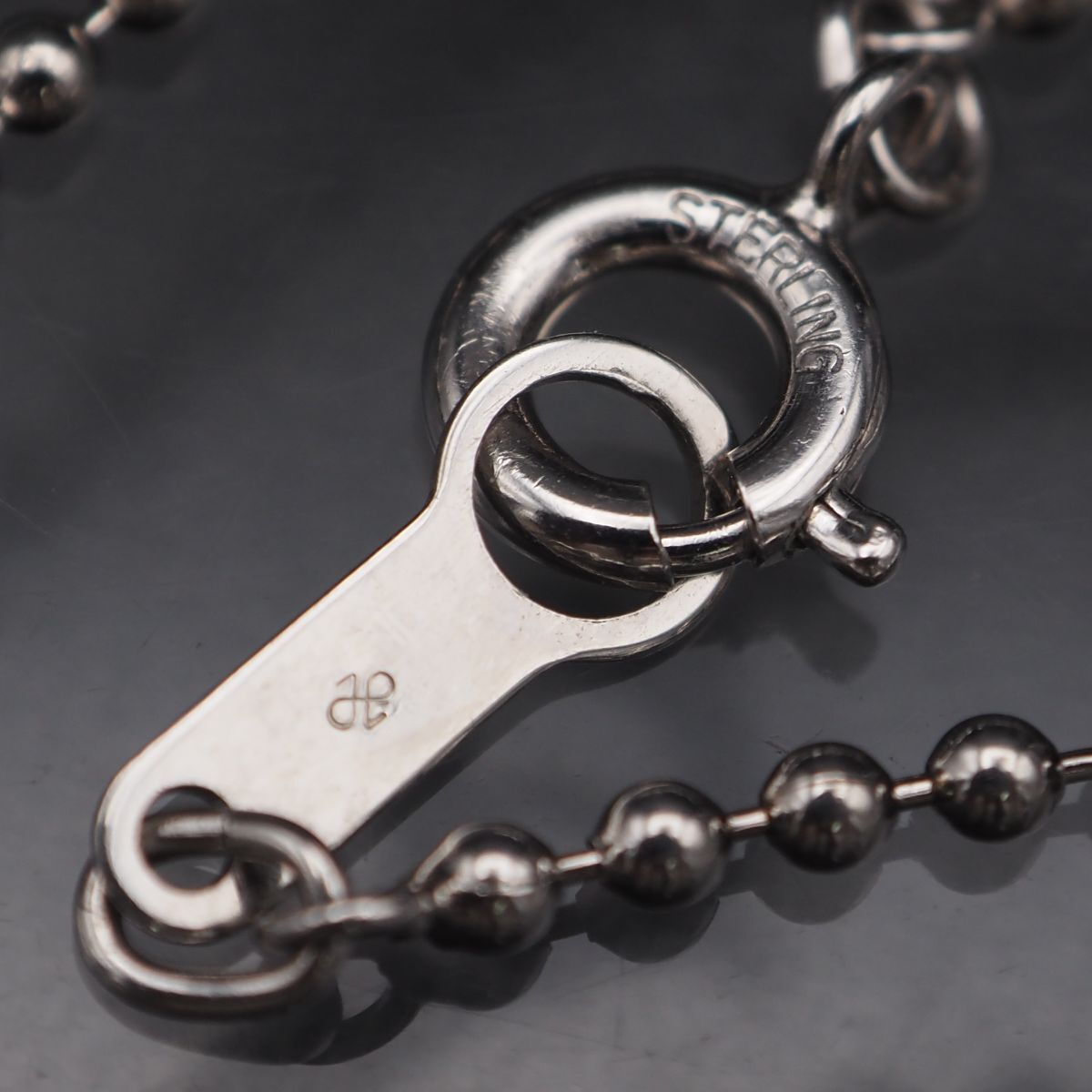 J142 ヴィンテージ STERLING SILVER925刻印 ネックレス ボール