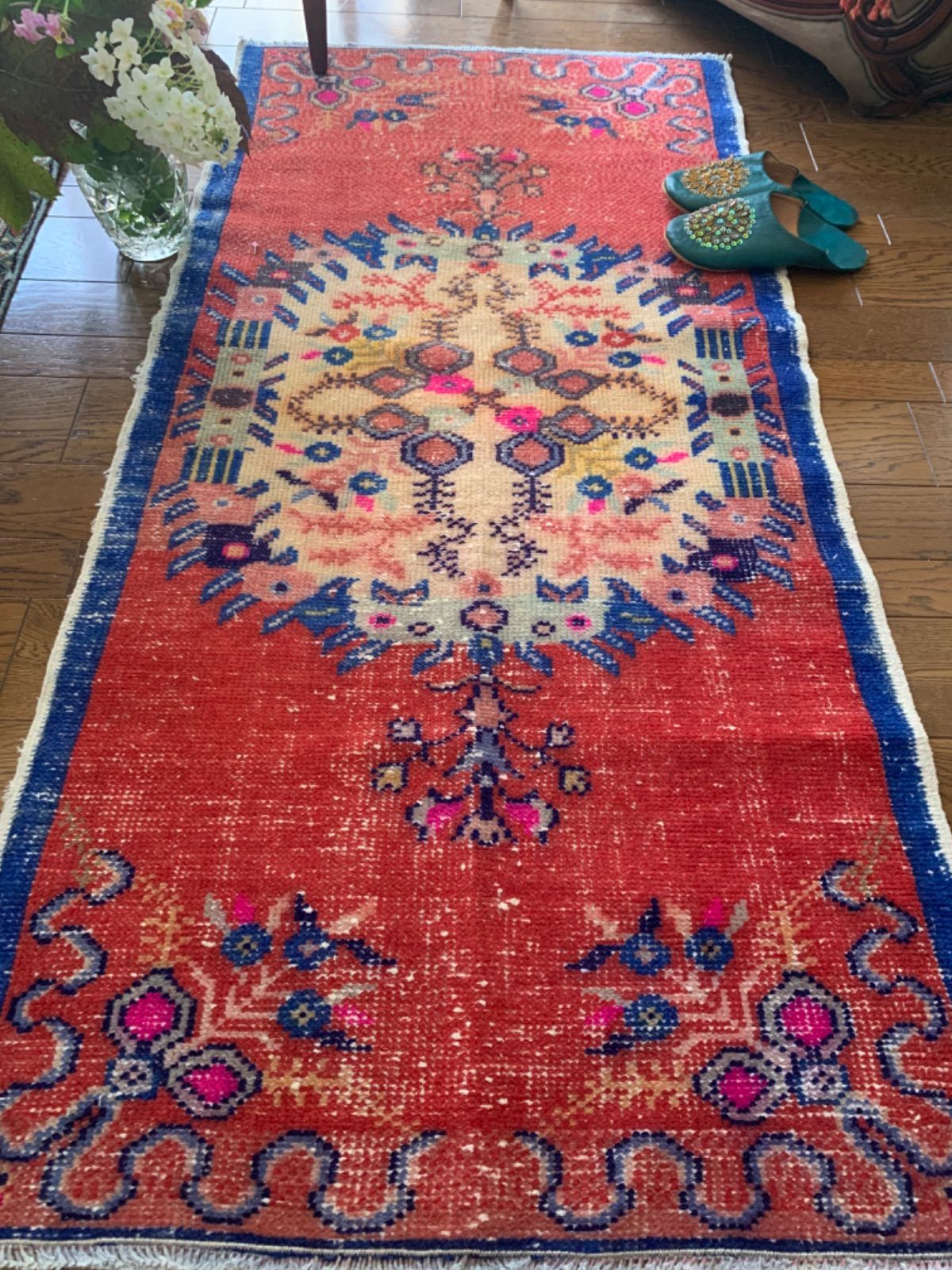 専用！ヴィンテージ　ラグ　トルコ　ギュネイ　絨毯 ヴィンテージラグ トルコ絨毯 ギュネイラグ トルコ雑貨 NovaRoma