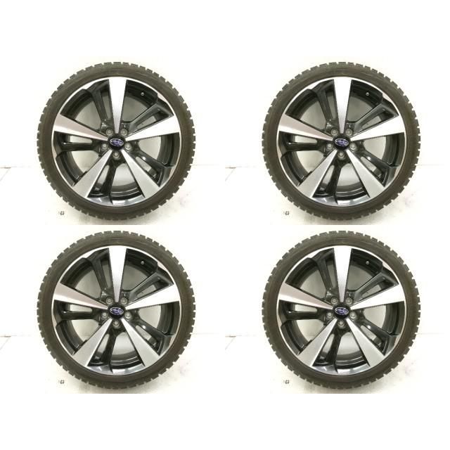 29年 インプレッサG4 DBA-GK6 純正アルミホイール4本セット 18インチ 7.5J 5穴 225 40R18 ダンロップ 203994 4762