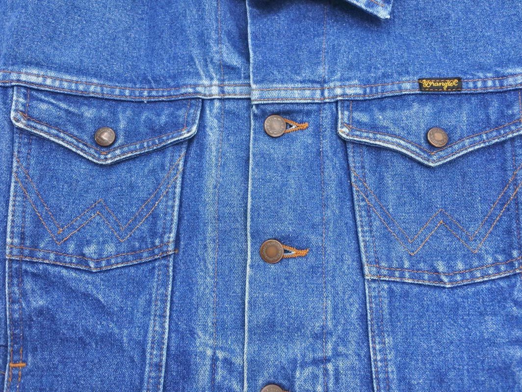 あ*お様 USA製90's Wrangler 74144pw デニムジャケット Wrangler 126PW デニムジャケット 濃紺 美品 USA製 80s - メルカリ