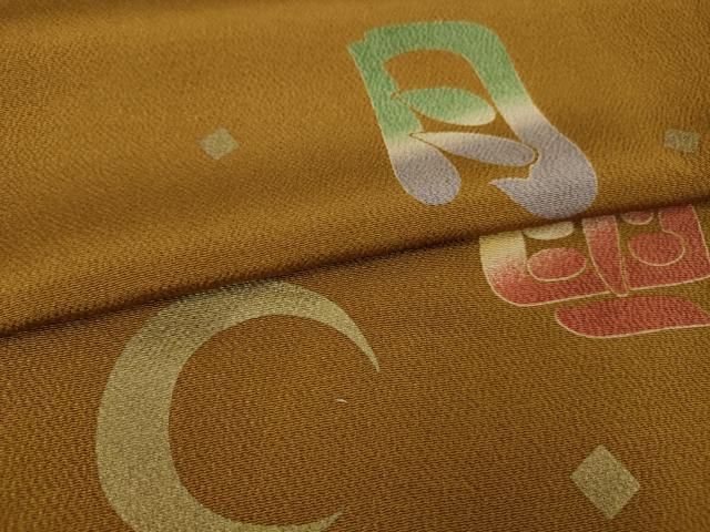 正絹 小紋 ホリヒロシ お着物 【公式通販】 人形作家 ホリヒロシ 縮緬 小紋