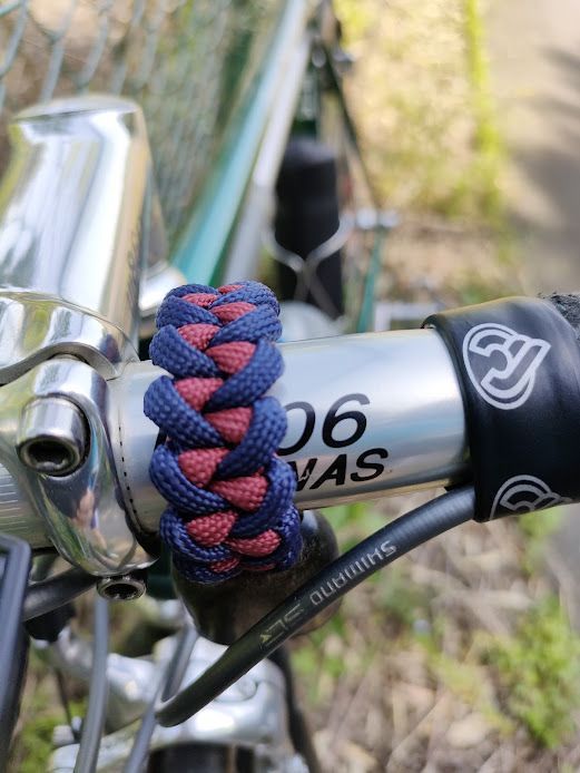 【Φ26.0mm Sサイズ】自転車用ベル(熊鈴)トレンディベル【ホワイトマルチカラー×チョコレート】No.149