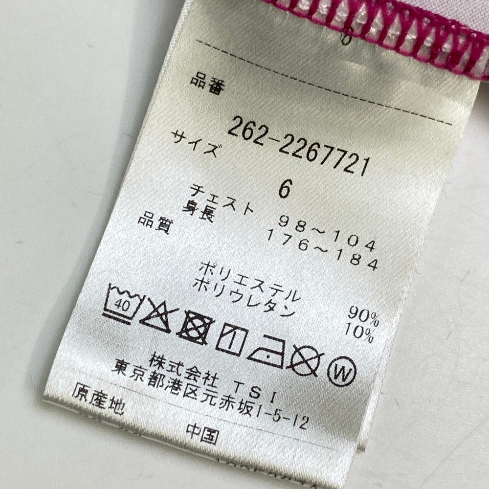 サイズ：6 JACK BUNNY ジャックバニー ハイネック半袖Tシャツ
