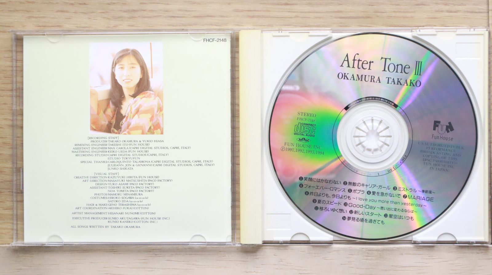 国内盤CD☆岡村孝子/Takako Okamura□ After Tone III