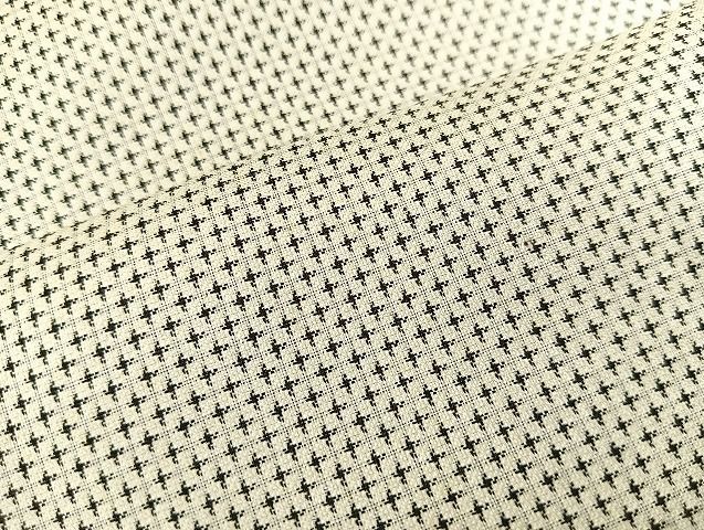 平和屋着物■上質なお召　麻の葉文様　逸品　未使用　BAAJ1914ow 平和屋着物▽上質なお召 単衣 麻の葉文様 正絹 逸品 CAAV0976ou