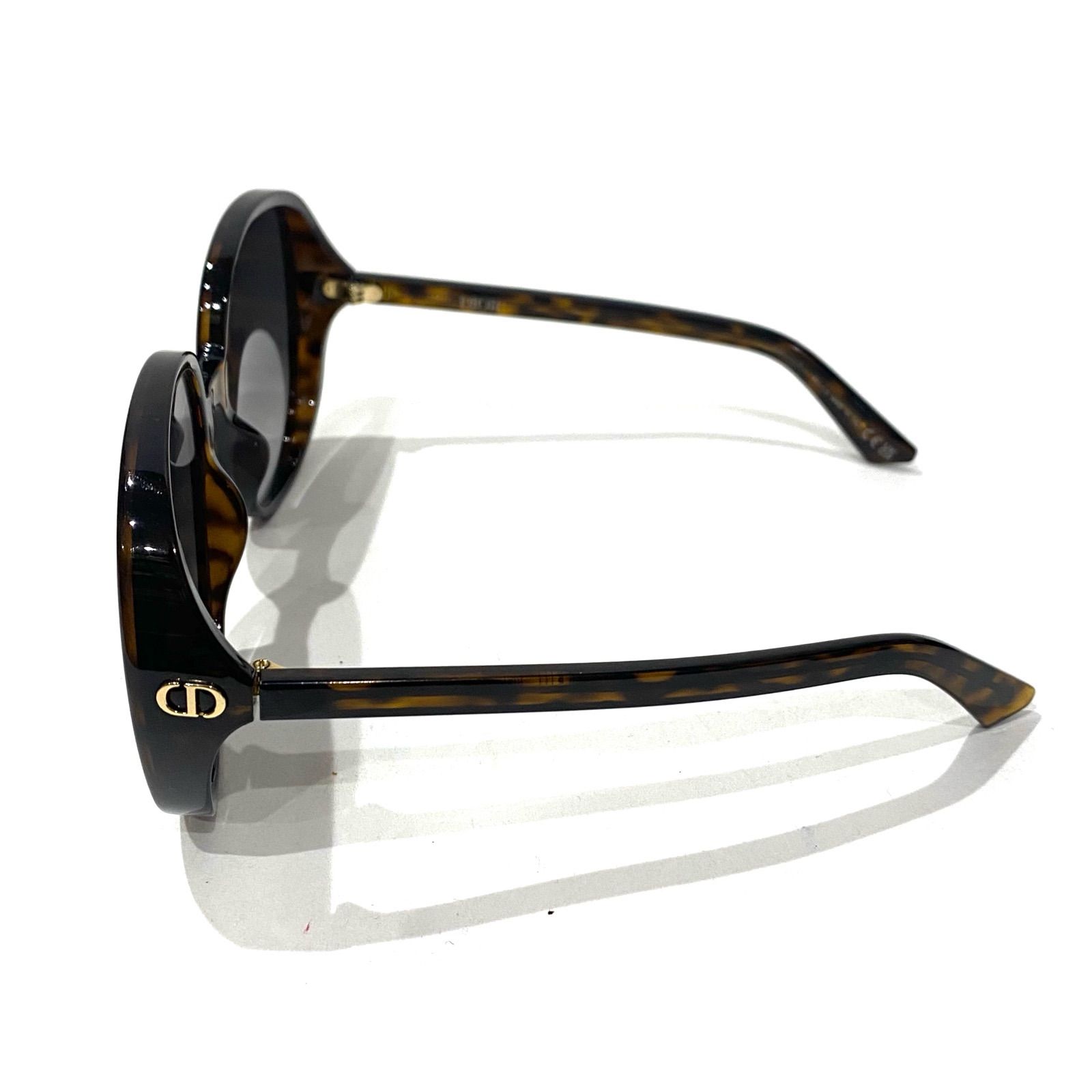 クリスチャンディオール サングラス GLOSSY1 ブラウン べっ甲調