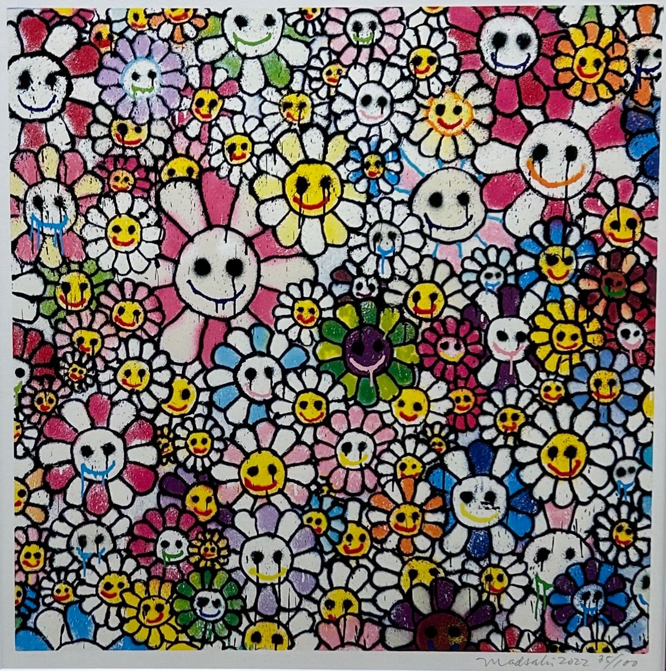 MADSAKI『Homage to Takashi Murakami Flowers 3_P』35/100 真